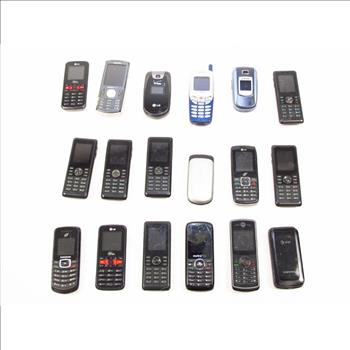 Samsung & Other Assorted Cell Phones, 10+ Pieces