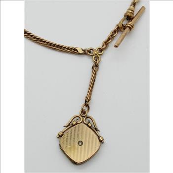 21.7 Gram 10k Gold Locket On Chain