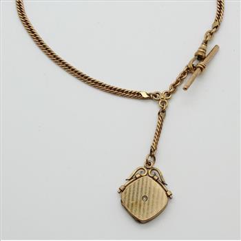 21.7 Gram 10k Gold Locket On Chain