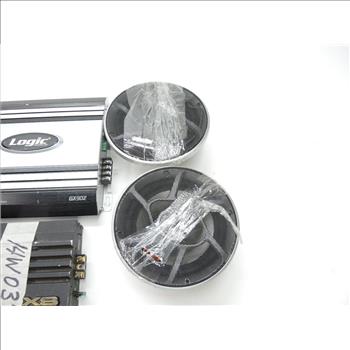 Pyle Amplifier And More, 7 Pieces