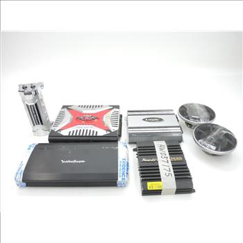 Pyle Amplifier And More, 7 Pieces