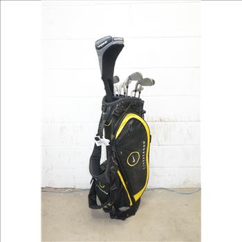 Nike Livestrong Golf Bag With Driver And Irons