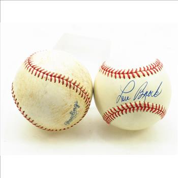 Lou Brock Signed Baseball
