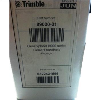 Trimble GeoExplorer 6000 Series Geo XH Handheld *No Reserve* (Mount Vernon, WA 98273)
