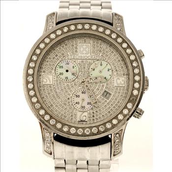3.15ctw Diamond TECHNOCRAT Watch