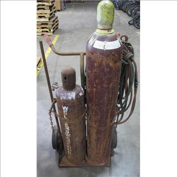 Oxygen Acetylene Tank Set
