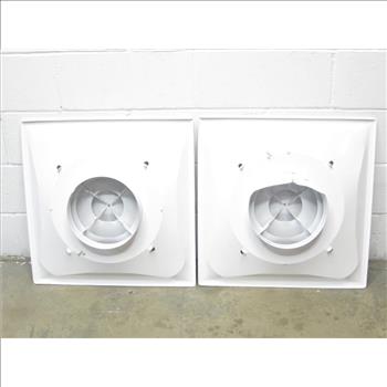 Lima Ceiling  Air Diffusers, 2 Pieces