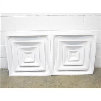 Lima Ceiling  Air Diffusers, 2 Pieces