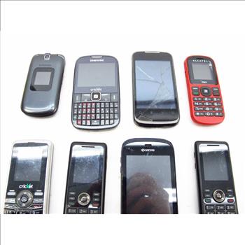Assorted Cell Phones, 10+ Pieces