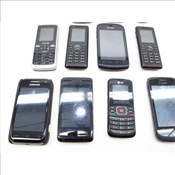 Assorted Cell Phones, 10+ Pieces