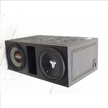 Super Bass Pro Box With JL And Kicker Subwoofers