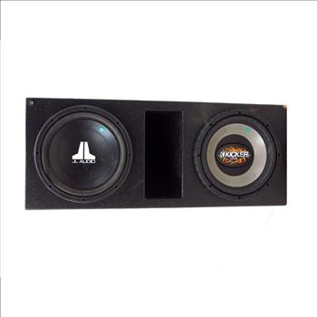 Super Bass Pro Box With JL And Kicker Subwoofers