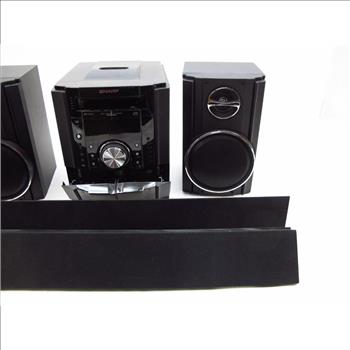 Sharp Mini Component System And Pioneer Bar Speakers