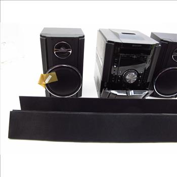 Sharp Mini Component System And Pioneer Bar Speakers