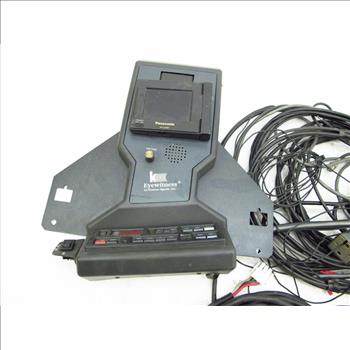 Panasonic Monitor And Assorted Wires And Adapters