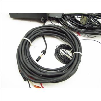 Panasonic Monitor And Assorted Wires And Adapters