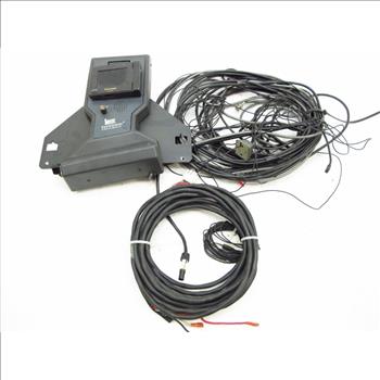 Panasonic Monitor And Assorted Wires And Adapters