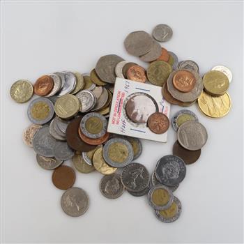 1+lb Foreign Coins