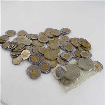 1+lb Foreign Coins