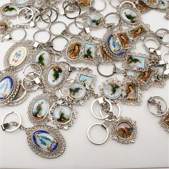 1+lb Religious Keychains