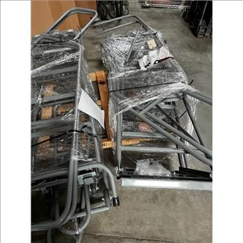 (2) Cotterman 6 Step Rolling Safety Ladder - MISSING PARTS