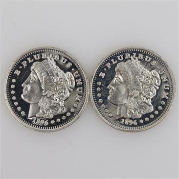 2 Fine Silver 1g Rounds