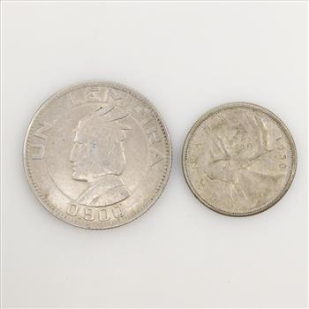 2 Foreign Silver Coins
