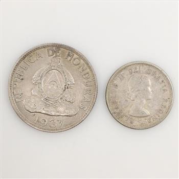 2 Foreign Silver Coins