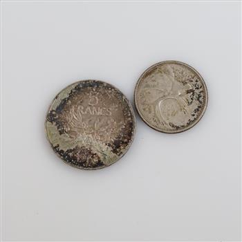 2 Foreign Silver Coins