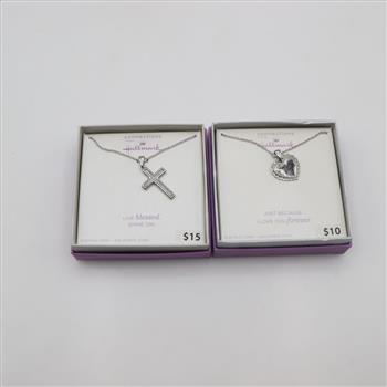 2 Hallmark Connections Necklaces