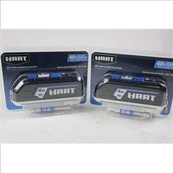 (2) Hart 40V Battery System