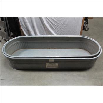2 Metal Water Troughs