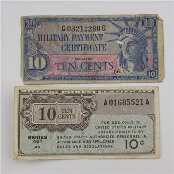2 Military Payment Certificates