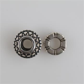 2 Pandora Sterling Silver Charms