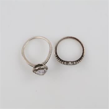 2 Pandora Sterling Silver Rings