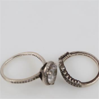 2 Pandora Sterling Silver Rings