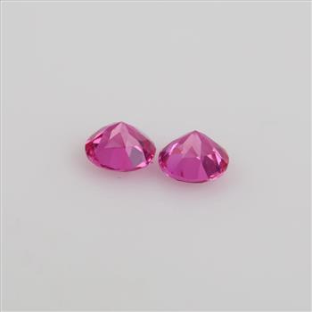 2 Pink Sapphire Loose Facet Stones