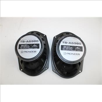 2 Pioneer TS-A6980 Car Speakers