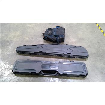 2 Rifle Hard Cases, Kobalt Blue Tool Backpack