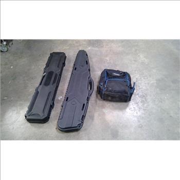 2 Rifle Hard Cases, Kobalt Blue Tool Backpack