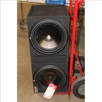 2 Rockford Fosgate Subwoofers With Enclosure