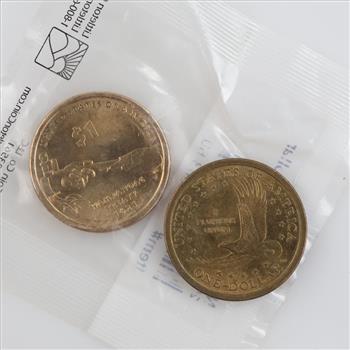 2 Sacagawea Dollars