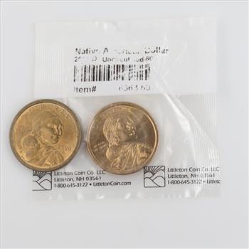 2 Sacagawea Dollars