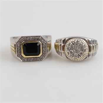 2 Sterling Silver Rings