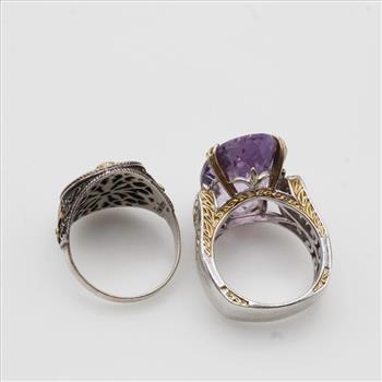 2 Sterling Silver Rings