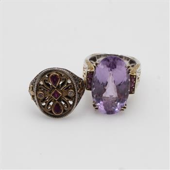 2 Sterling Silver Rings