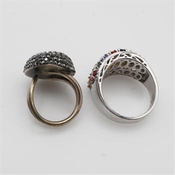 2 Sterling Silver Rings