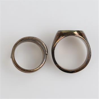 2 Sterling Silver Rings