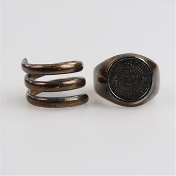 2 Sterling Silver Rings