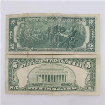 2 US Federal Reserve Notes